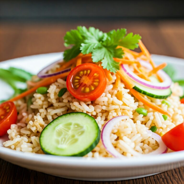 Easy Crispy Rice Salad for a Refreshing and Light Meal