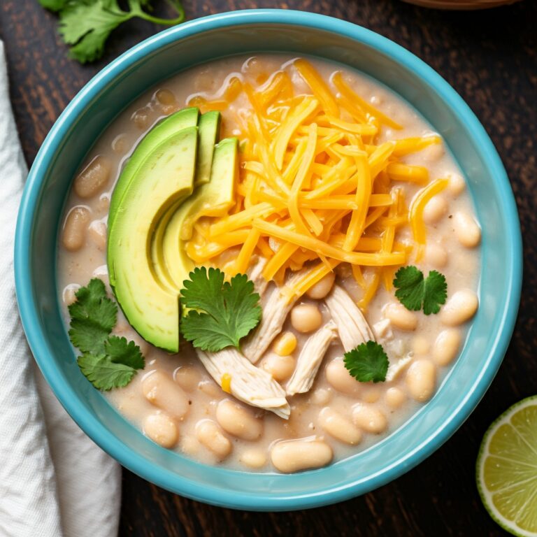 Creamy Crockpot White Chicken Chili You’ll Love