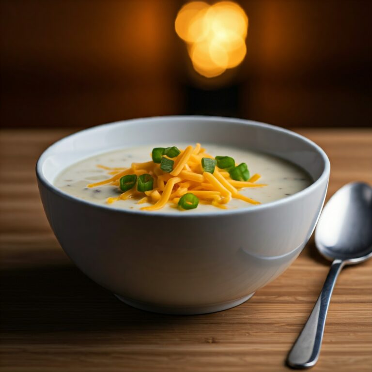 Easy & Cheesy Crockpot Potato Soup for Cozy Nights