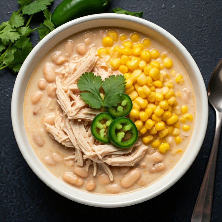 Creamy Crockpot White Bean Chicken Chili for Chilly Nights