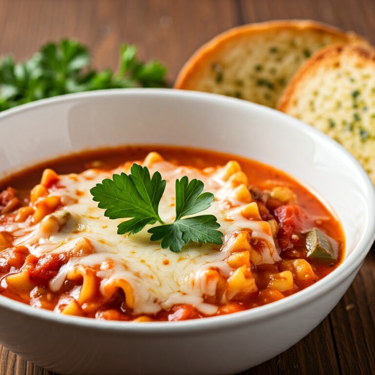 The BEST Lasagna Soup Recipe