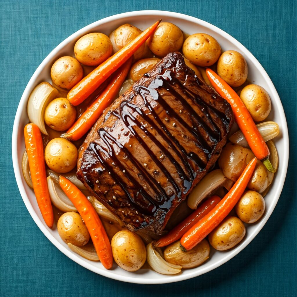 Savory Balsamic Glazed Pot Roast