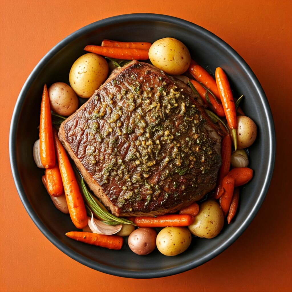 Garlic Herb Pot Roast