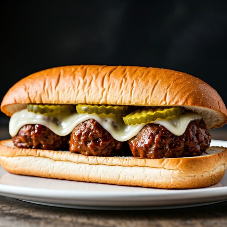 BBQ Meatball Subs Recipe