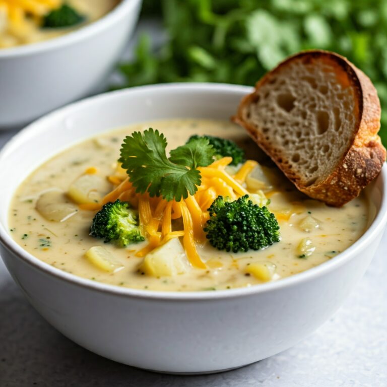 Broccoli Potato Cheese Soup