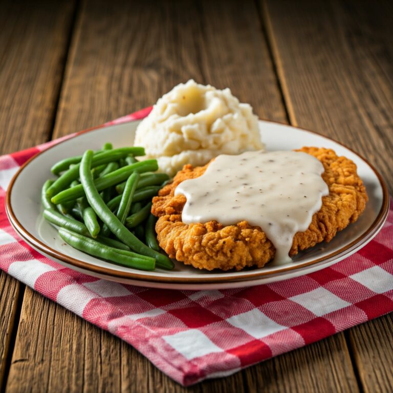 Chicken Fried Steak with White Gravy Recipe