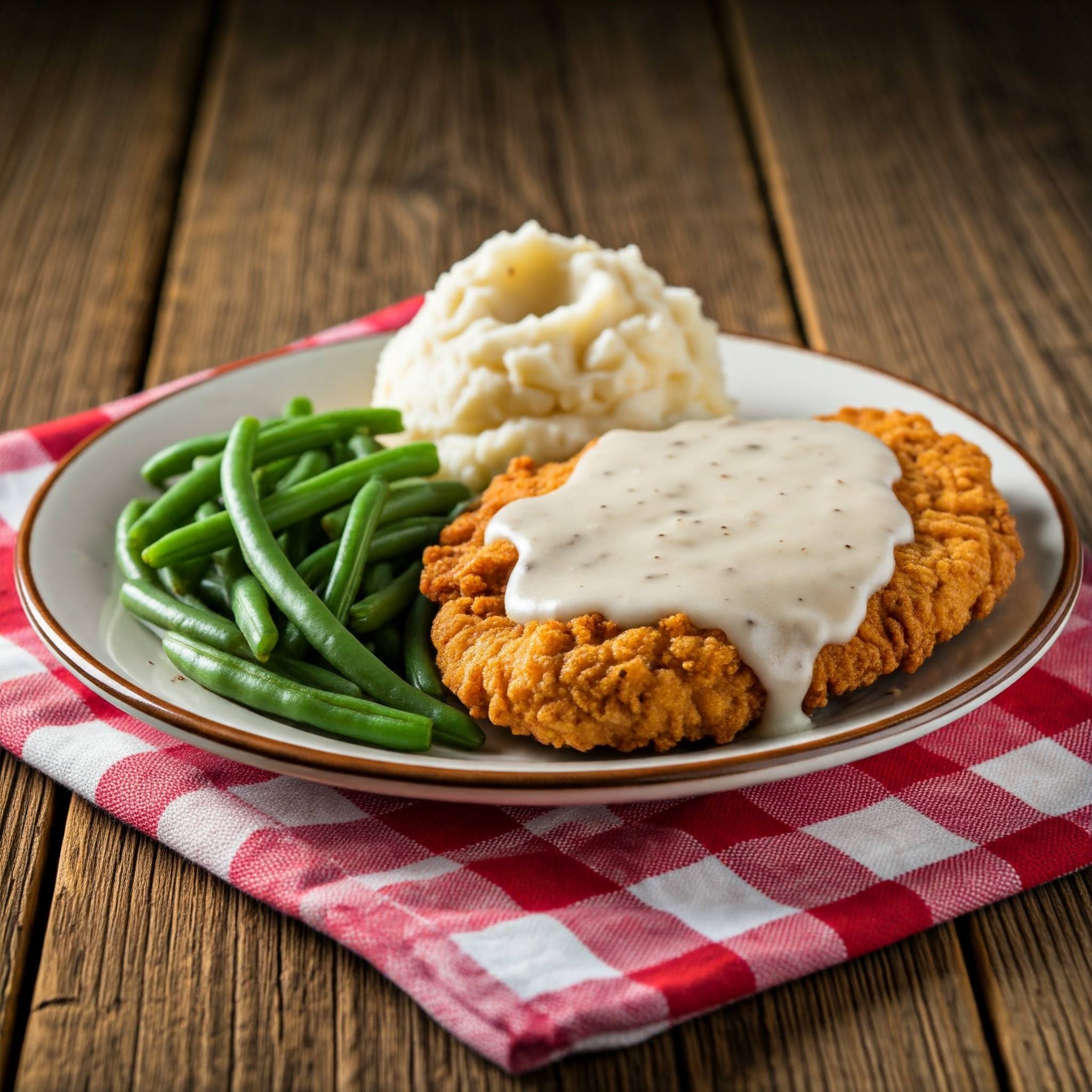 Chicken Fried Steak with White Gravy Recipe