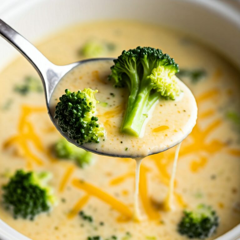 Creamy Crockpot Broccoli Cheddar Soup for Busy Days