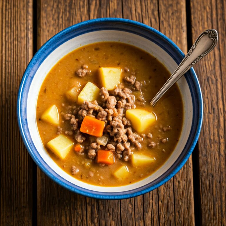 Ground Beef Potato Soup