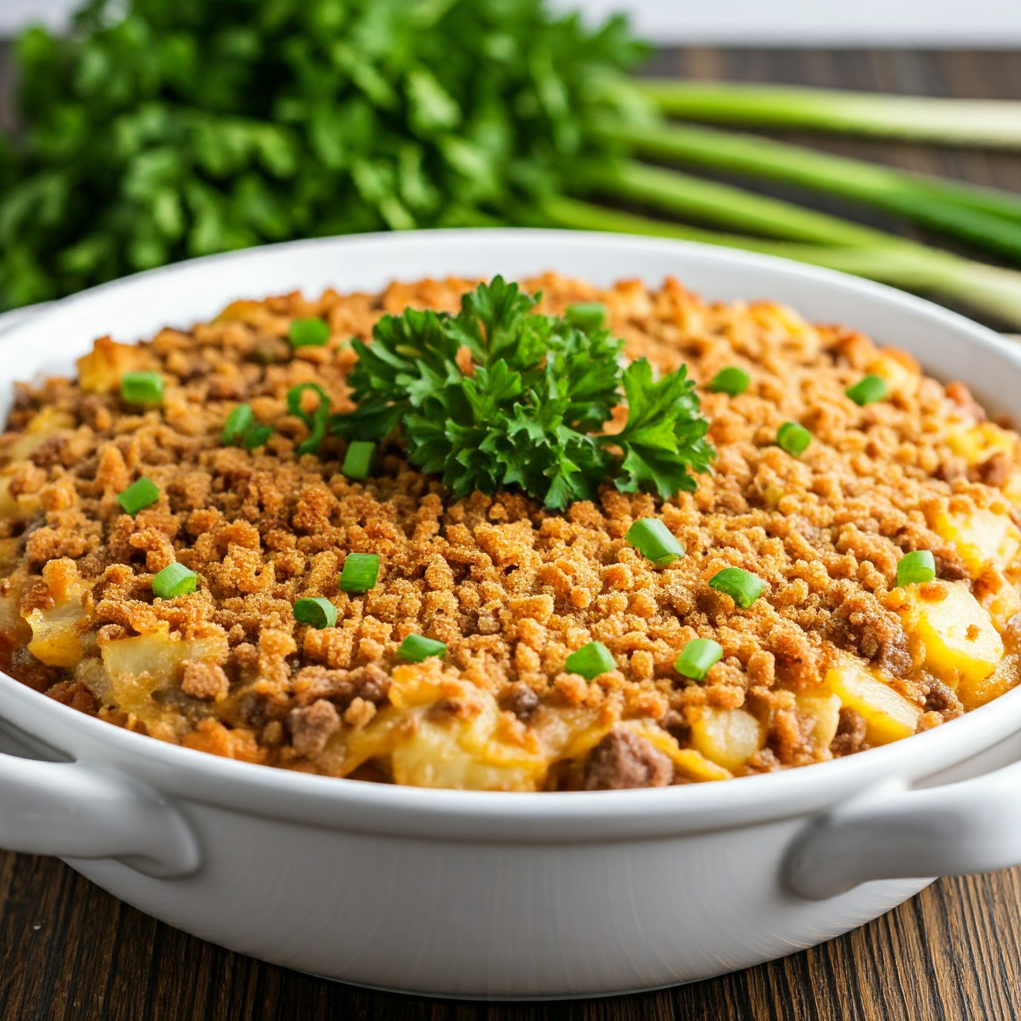 Hamburger Potato Casserole