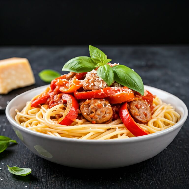 Italian Sausage and Peppers Pasta Recipe