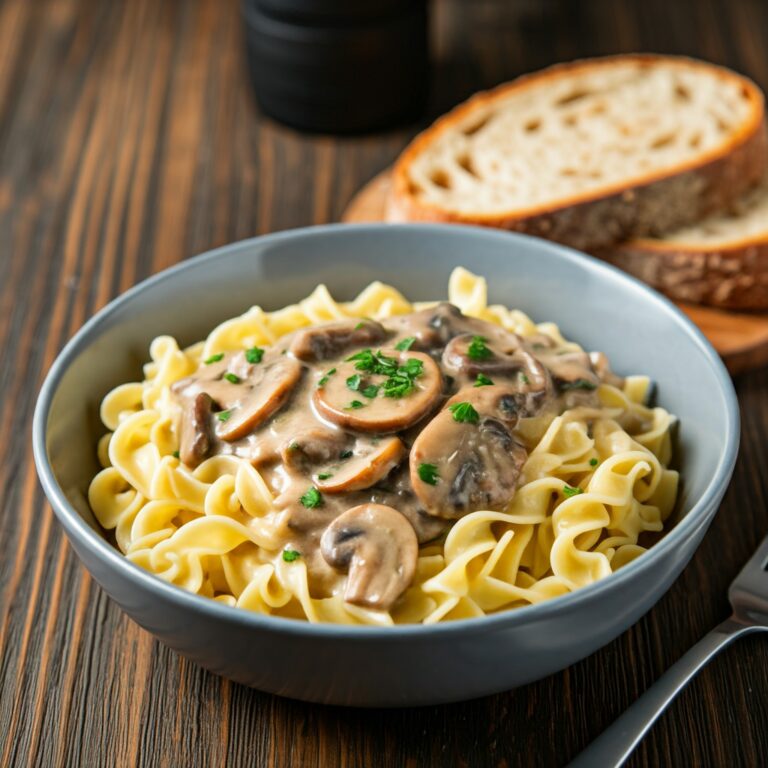 Mushroom Stroganoff