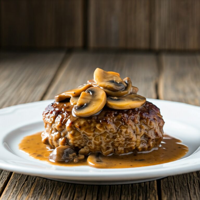 Salisbury Steak with Mushroom Gravy Recipe