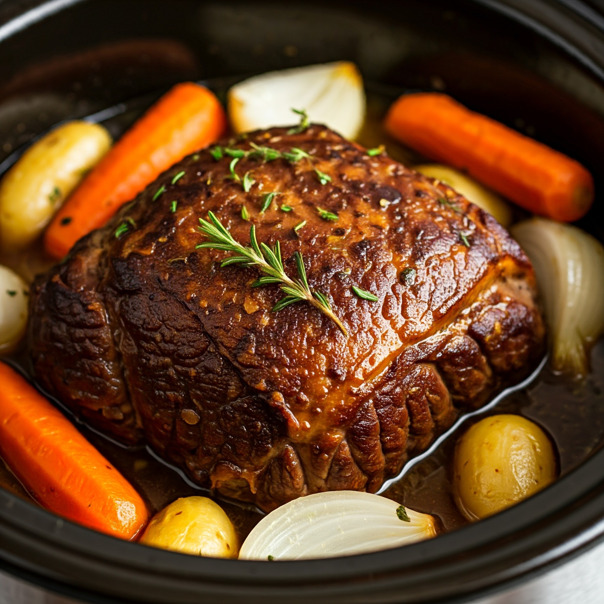 Slow Cooker Bottom Round Roast