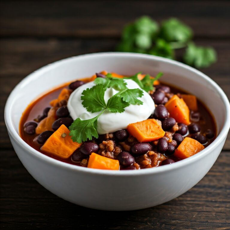 Sweet Potato and Black Bean Chili Recipe