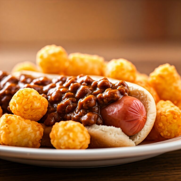 Chili Dogs with Tater Tots Recipe