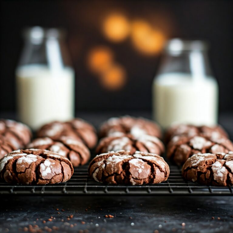 Chocolate Crinkle Cookies Recipe