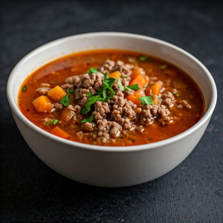 Hamburger Soup Recipe: A Comforting Classic