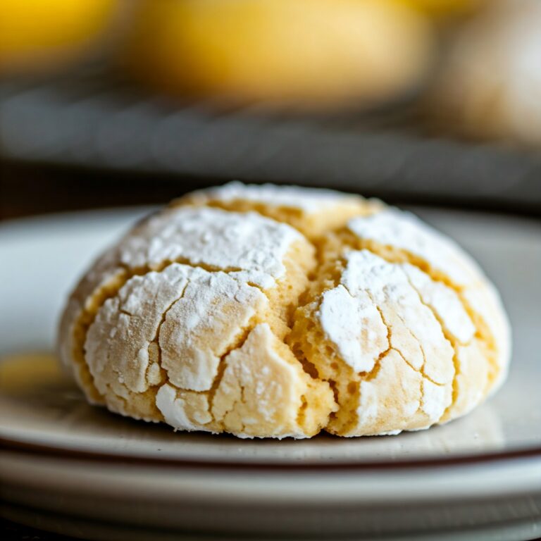 Lemon Crinkle Cookies Recipe