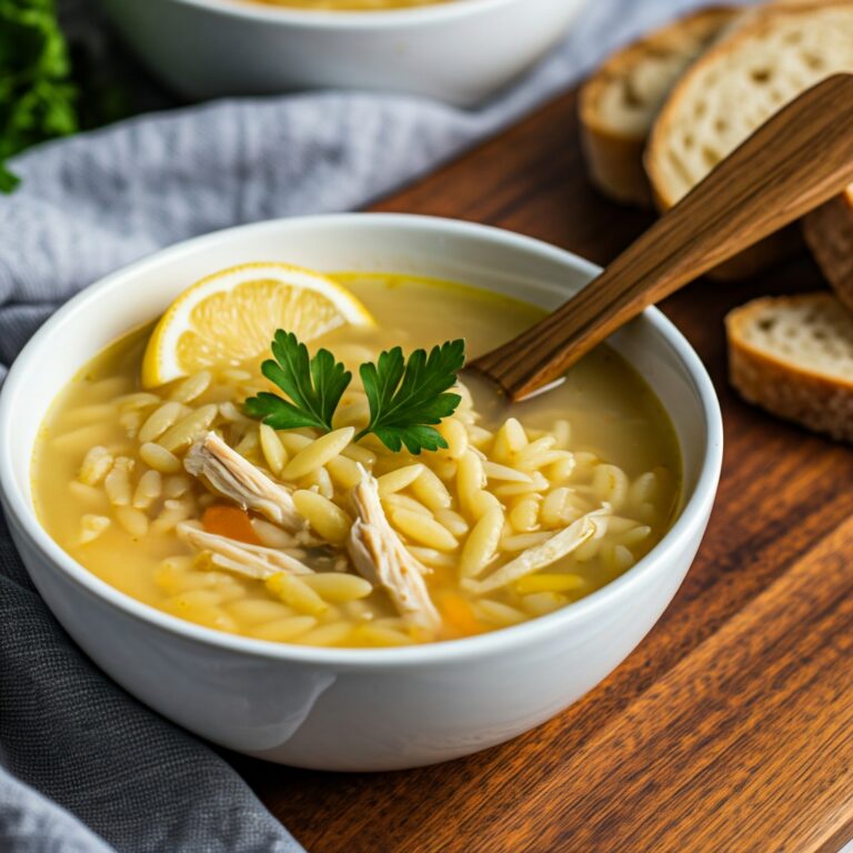 Lemon Orzo Chicken Soup Recipe