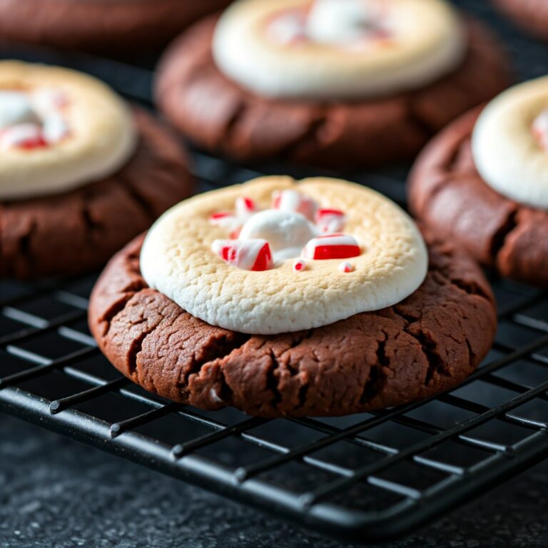 Peppermint Cookies with Marshmallows Recipe