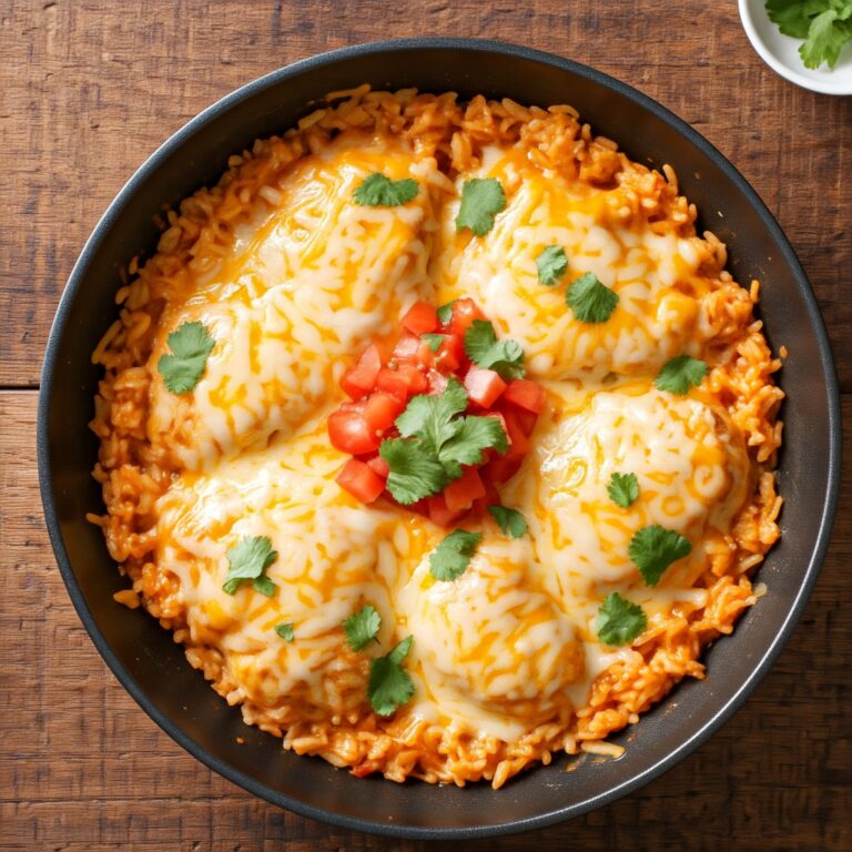 Queso Chicken and Rice Recipe