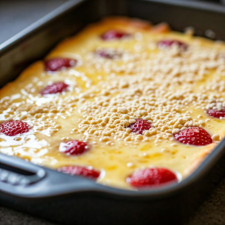 Strawberry Cheesecake Dump Cake Recipe