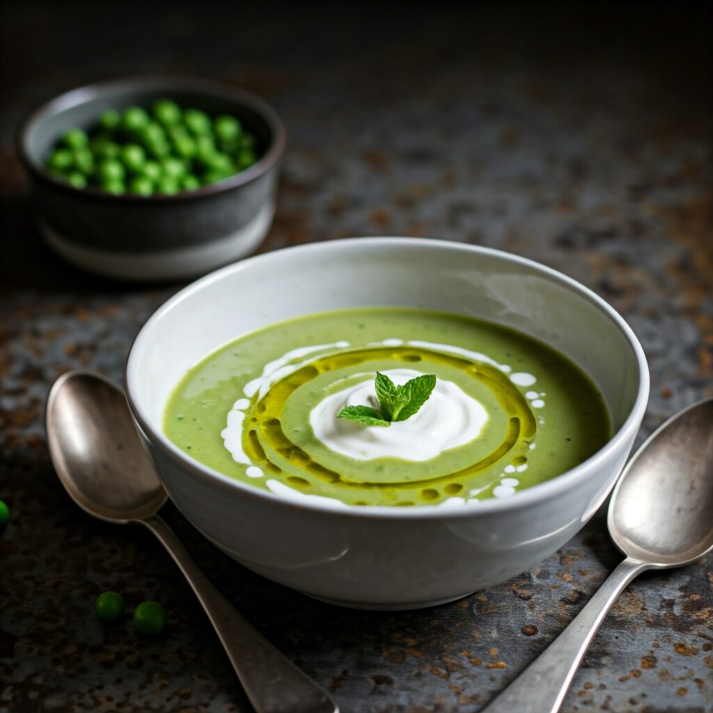 1. Spring Pea and Mint Soup