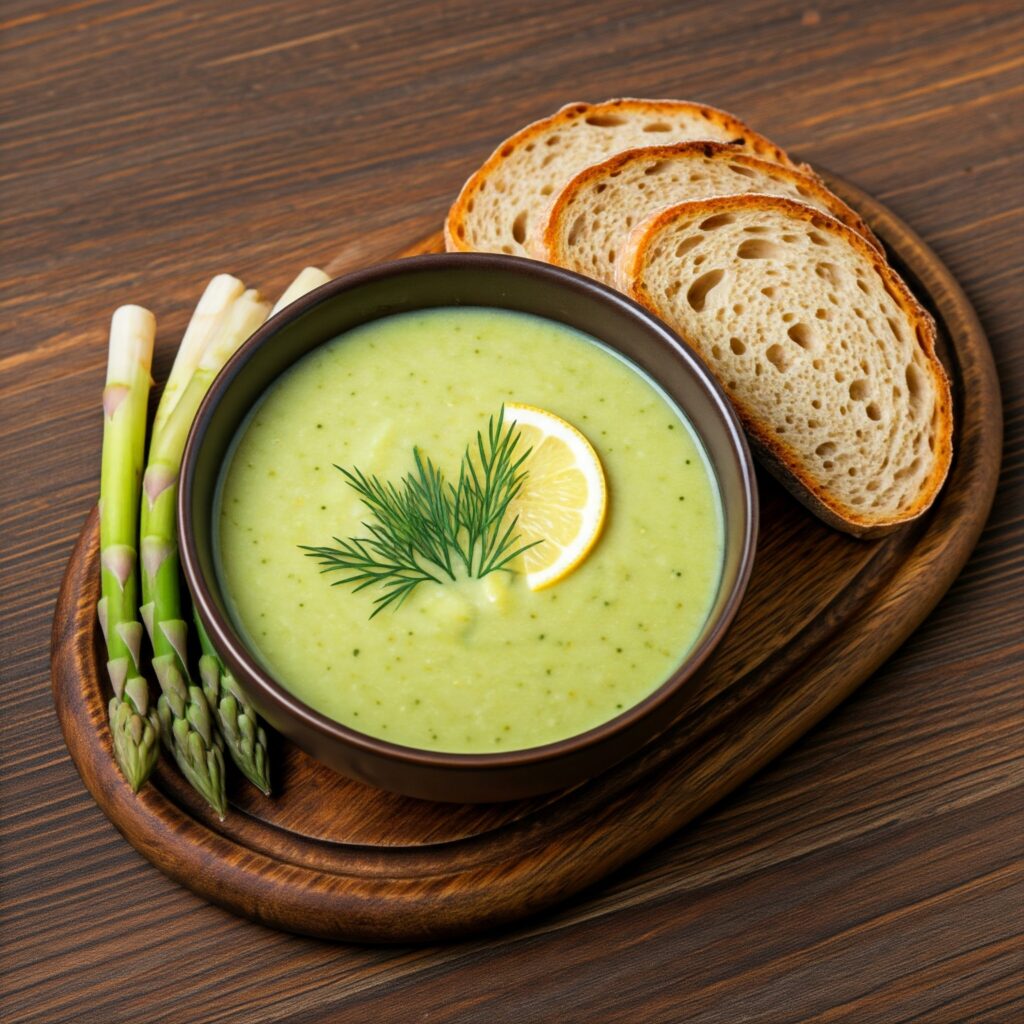 2. Lemony Asparagus Soup