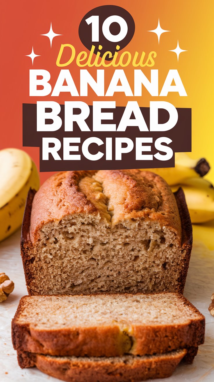 10 Irresistibly Delicious Banana Bread Recipes for Every Craving