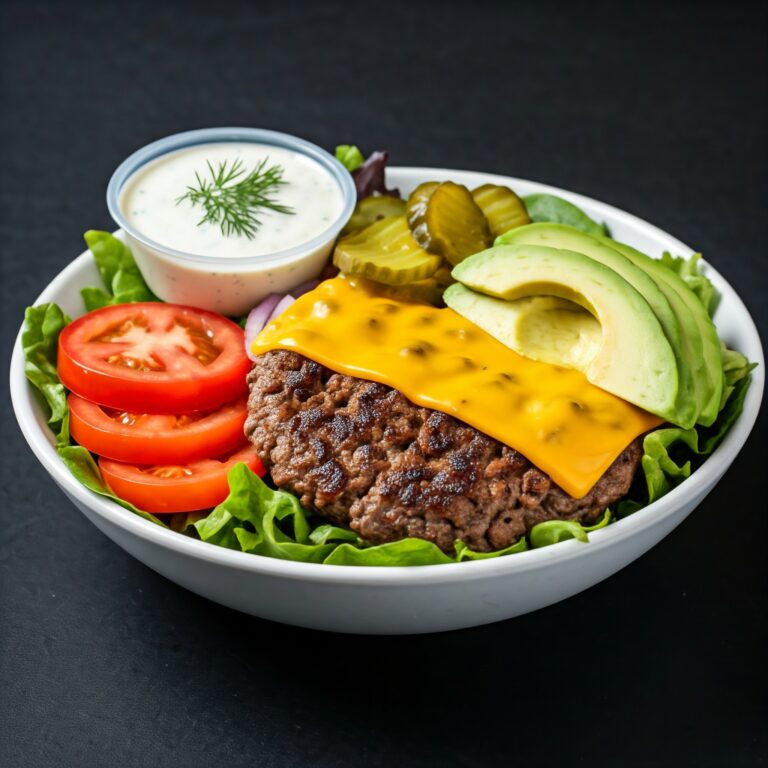 Burger Bowls Recipe: A Low-Carb, Flavor-Packed Delight