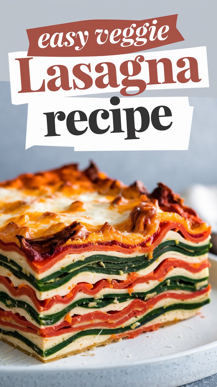 Easy Veggie Lasagna Recipe