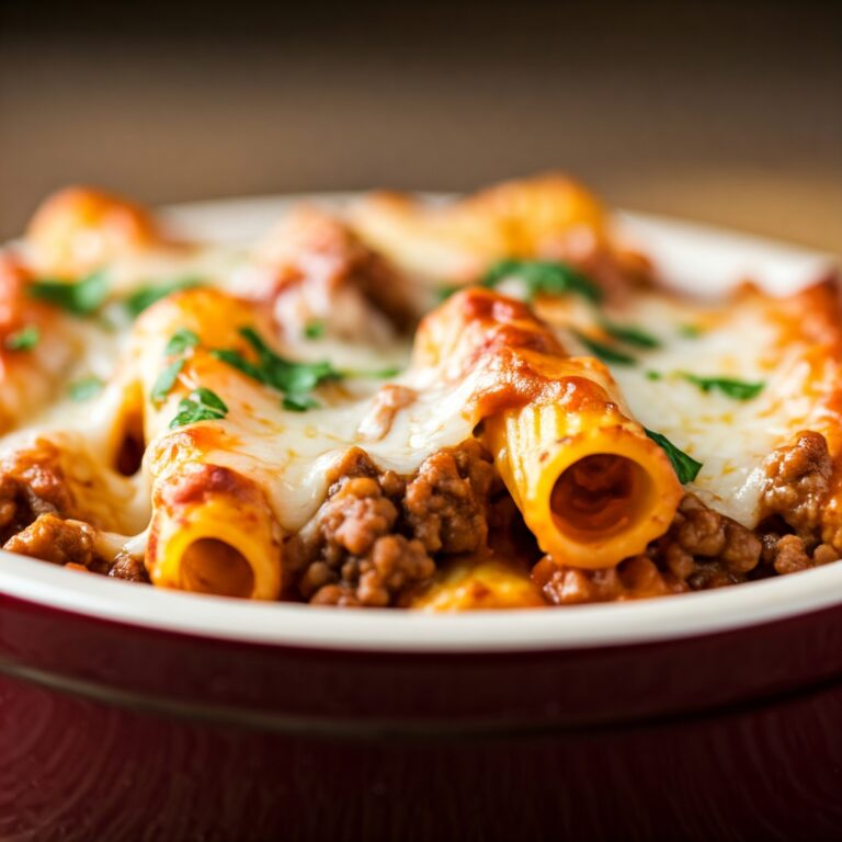 Ground Beef Baked Ziti Recipe: A Comforting Classic