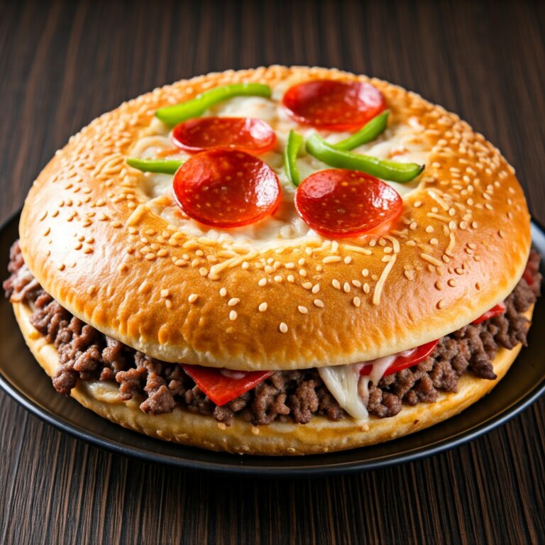 Pizza Burger Pie Recipe: A Perfect Fusion of Flavors