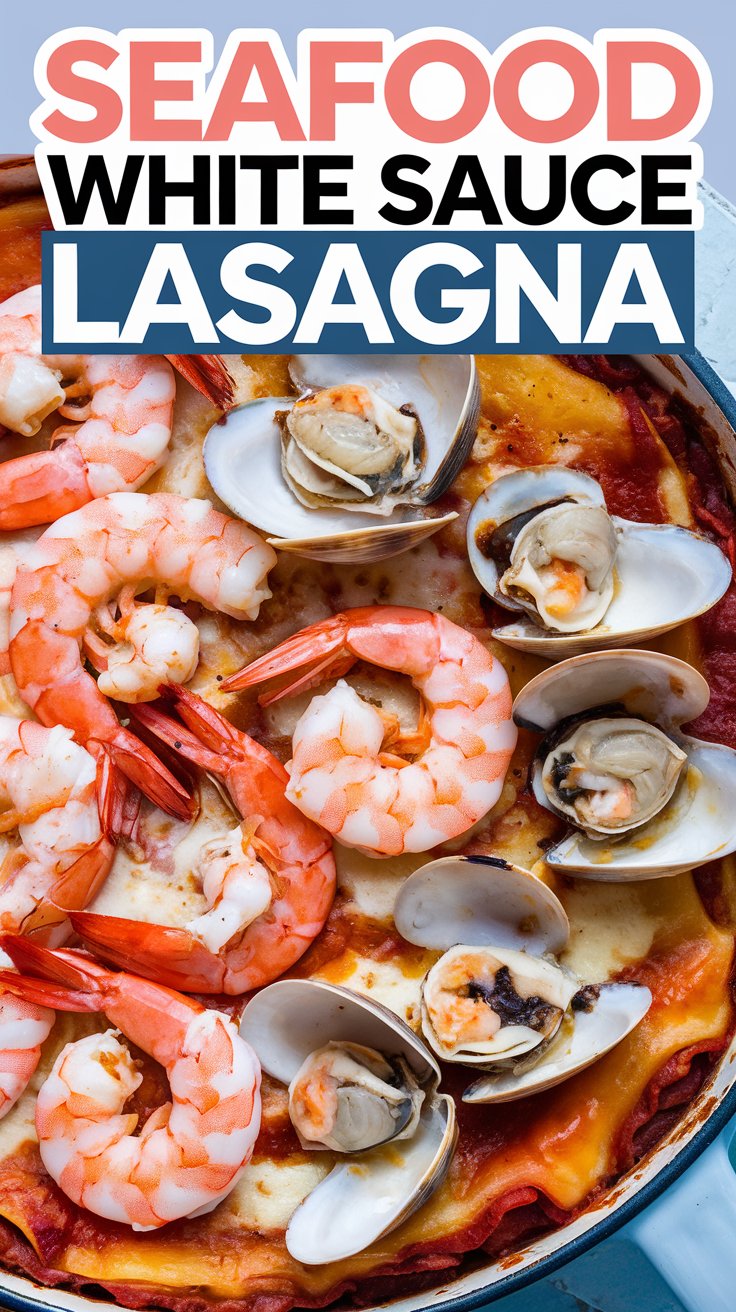 Seafood White Sauce Lasagna Recipe