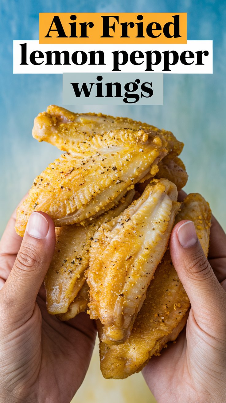 Air Fried Lemon Pepper Wings