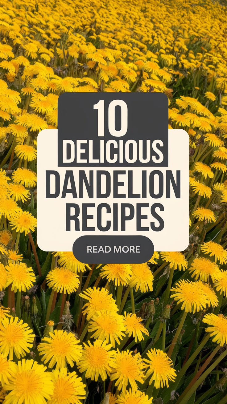 10 Delicious Dandelion Recipes to Boost Your Health