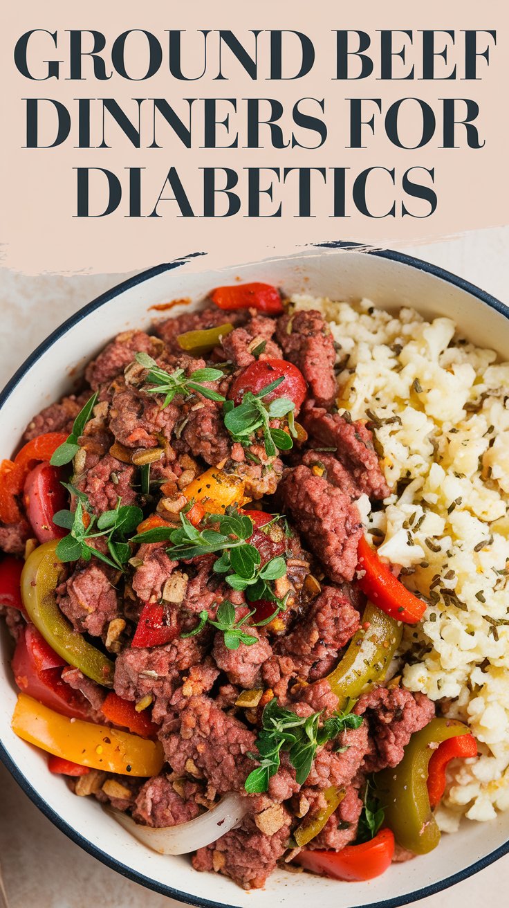 10 Delicious Ground Beef Dinners for Diabetics: Healthy, Flavorful, and Easy to Make