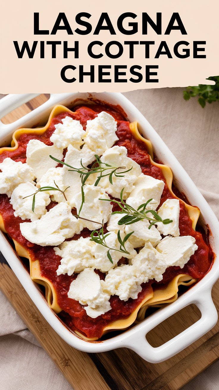 Lasagna with Cottage Cheese: A Creamy Twist on a Classic Comfort Dish