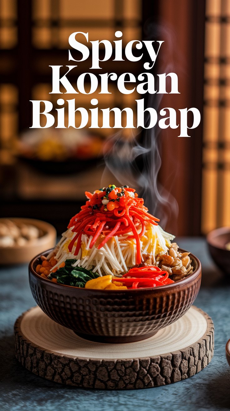 Spicy Korean Bibimbap Recipe